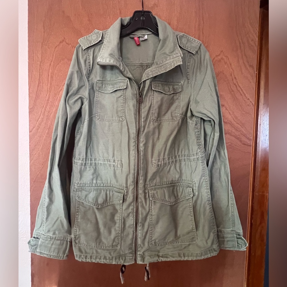 H&M Green Utility Jacket
